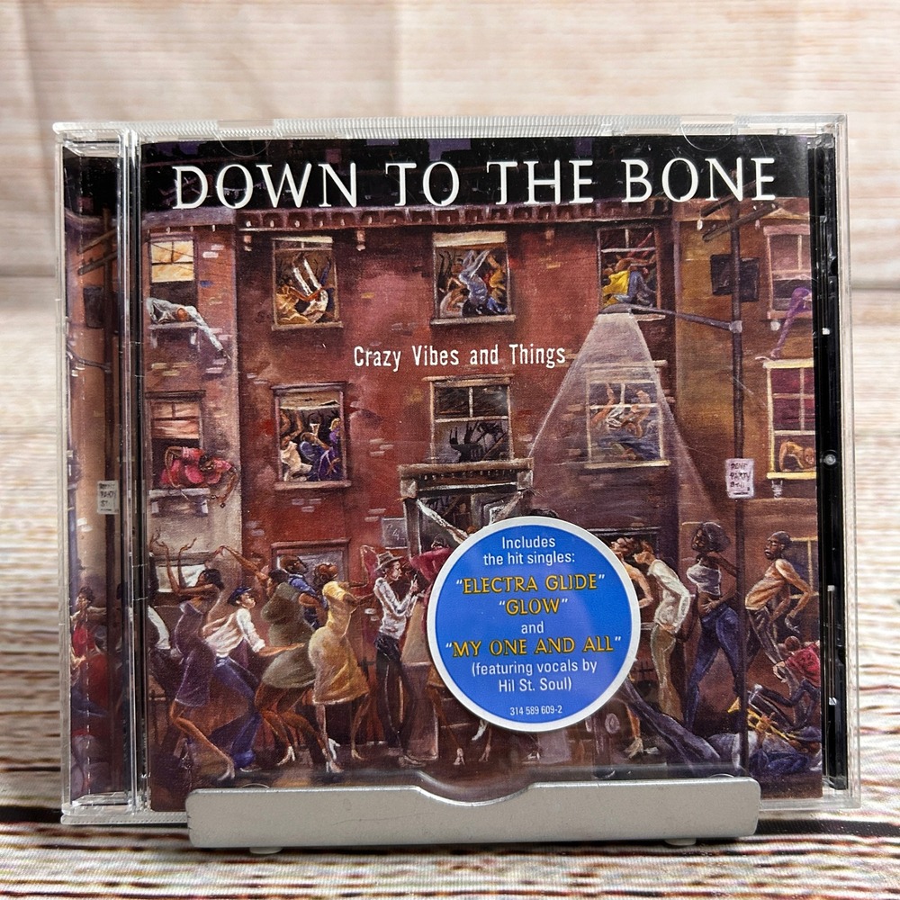 Down To The Bone Crazy Vibes and Things CD 2002 Acid Jazz Funk GRP